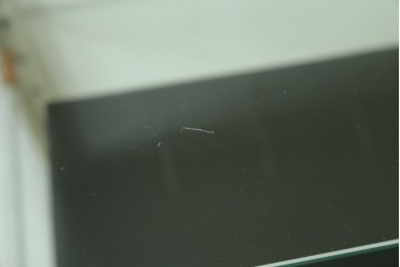 フランスアンティーク　アイアンフレーム　ペイント　縦型　シャビーシックな雰囲気が魅力のメディカルキャビネット　(R-081792)