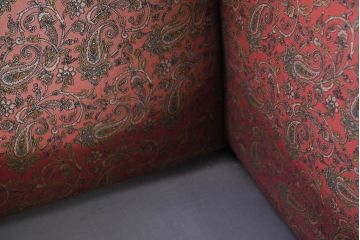 アメリカビンテージ　激レア!!幻の逸品　Ralph Lauren Home(ラルフローレン ホーム)　退色あり　クラシカルな雰囲気漂うウィングバックチェア(ウイングバックチェア、ラウンジチェア、一人掛けチェア、1人掛け、1P、ヴィンテージ)(定価約130万円)(R-081797)