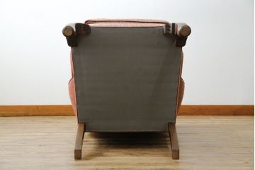 アメリカビンテージ　激レア!!幻の逸品　Ralph Lauren Home(ラルフローレン ホーム)　退色あり　クラシカルな雰囲気漂うウィングバックチェア(ウイングバックチェア、ラウンジチェア、一人掛けチェア、1人掛け、1P、ヴィンテージ)(定価約130万円)(R-081797)