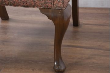 アメリカビンテージ　激レア!!幻の逸品　Ralph Lauren Home(ラルフローレン ホーム)　退色あり　クラシカルな雰囲気漂うウィングバックチェア(ウイングバックチェア、ラウンジチェア、一人掛けチェア、1人掛け、1P、ヴィンテージ)(定価約130万円)(R-081798)