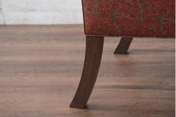 アメリカビンテージ　激レア!!幻の逸品　Ralph Lauren Home(ラルフローレン ホーム)　退色あり　クラシカルな雰囲気漂うウィングバックチェア(ウイングバックチェア、ラウンジチェア、一人掛けチェア、1人掛け、1P、ヴィンテージ)(定価約130万円)(R-081798)