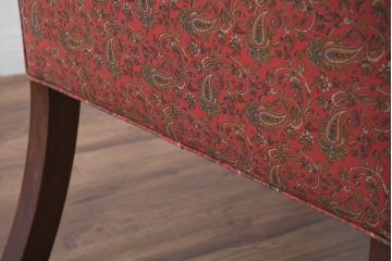 アメリカビンテージ　激レア!!幻の逸品　Ralph Lauren Home(ラルフローレン ホーム)　退色あり　クラシカルな雰囲気漂うウィングバックチェア(ウイングバックチェア、ラウンジチェア、一人掛けチェア、1人掛け、1P、ヴィンテージ)(定価約130万円)(R-081798)