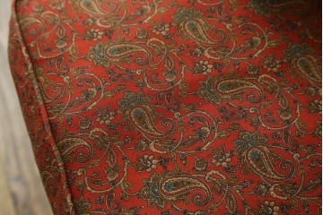 アメリカヴィンテージ　激レア!!幻の逸品　Ralph Lauren Home(ラルフローレン ホーム)　クラシカルな雰囲気漂うウィングバックソファ　定価約130万円　※退色あり　(R-081798)