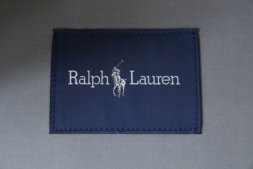 アメリカヴィンテージ　激レア!!幻の逸品　Ralph Lauren Home(ラルフローレン ホーム)　クラシカルな雰囲気漂うウィングバックソファ　定価約130万円　※退色あり　(R-081798)