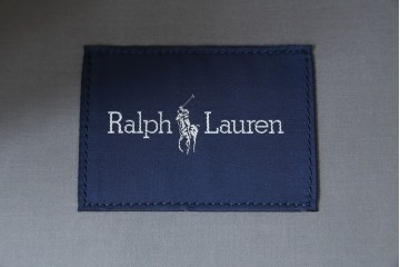 アメリカヴィンテージ　激レア!!幻の逸品　Ralph Lauren Home(ラルフローレン ホーム)　クラシカルな雰囲気漂うウィングバックソファ　定価約130万円　※退色あり　(R-081798)