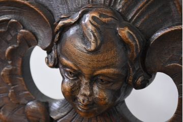 イギリスアンティーク　上手物!!　素晴らしい彫刻の高級アームチェア(椅子、サロンチェア、ダイニングチェア、英国)(R-081799)