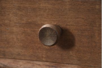 和製ビンテージ　チーク材のシンプルな平机(コンソールテーブル、コンソールデスク、ワークデスク、在宅用、在宅ワーク用、ヴィンテージ)(R-081802)