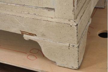 フランスアンティーク　特大!!　高さ2.6m　シャビーな風合いがお洒落なフレンチキャビネット(収納棚、戸棚、ワードローブ、バラ売り可能)(R-081815)