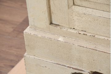 フランスアンティーク　特大!!　高さ2.6m　シャビーな風合いがお洒落なフレンチキャビネット(収納棚、戸棚、ワードローブ、バラ売り可能)(R-081815)