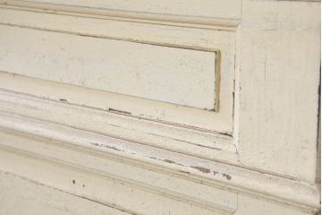 フランスアンティーク　特大!!　高さ2.6m　シャビーな風合いがお洒落なフレンチキャビネット(収納棚、戸棚、ワードローブ、バラ売り可能)(R-081815)