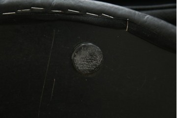 中古　美品　希少モデル!!　maruni(マルニ木工)　本革(レザー)　贅沢なくつろぎのひとときにおすすめのリクライニングパーソナルチェア　定価約18万円　(R-081816)