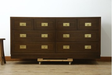 新古　未使用　カリモク家具(karimoku)　domani(ドマーニ)　Morganton(モーガントン)　上品な佇まいのドロワーチェスト　定価約49万円　(R-081817)