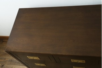 新古　未使用　カリモク家具(karimoku)　domani(ドマーニ)　Morganton(モーガントン)　上品な佇まいのドロワーチェスト　定価約49万円　(R-081817)