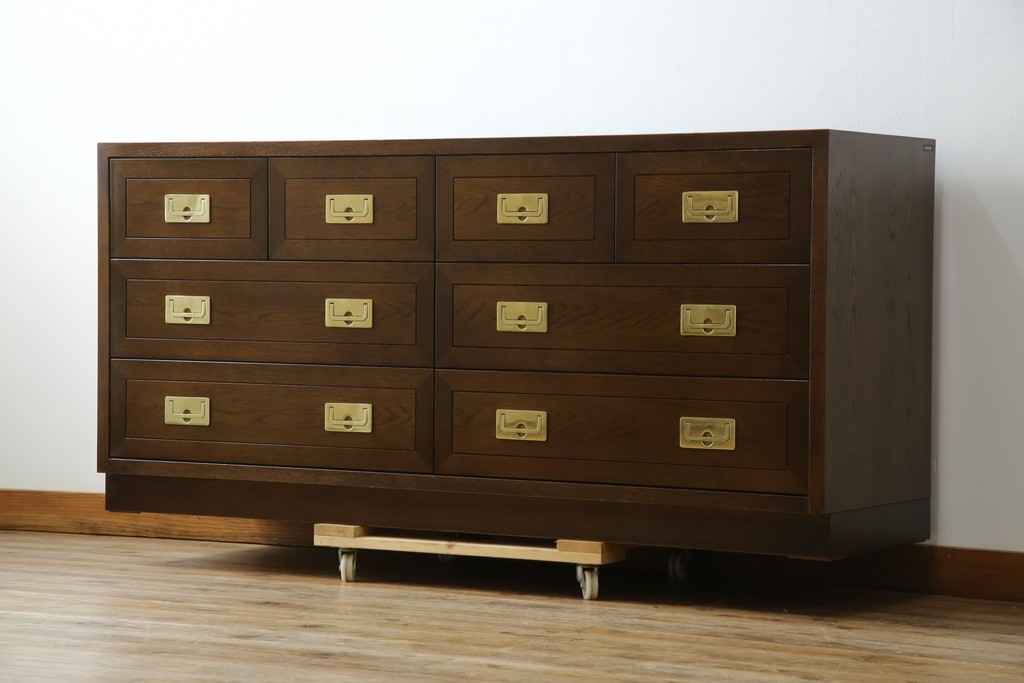 中古　超美品　ほぼ新品　カリモク家具(karimoku)　domani(ドマーニ)　Morganton(モーガントン)　上品な佇まいのドロワーチェスト　定価約49万円　(R-081819)