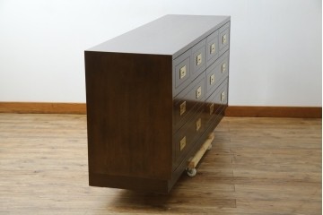 中古　超美品　ほぼ新品　カリモク家具(karimoku)　domani(ドマーニ)　Morganton(モーガントン)　上品な佇まいのドロワーチェスト　定価約49万円　(R-081819)