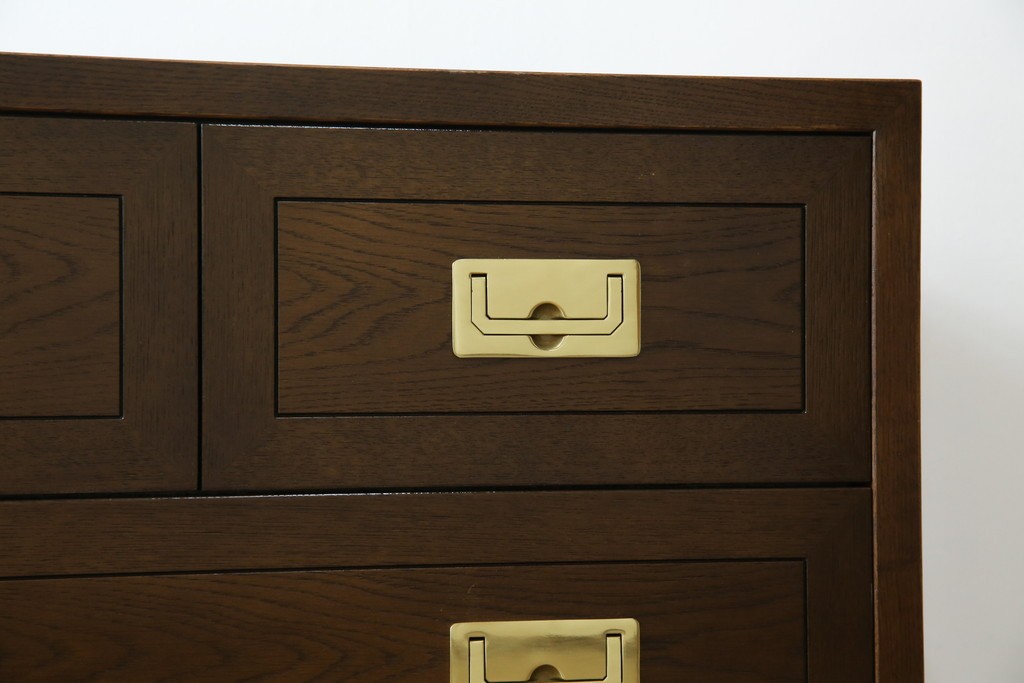 中古　超美品　ほぼ新品　カリモク家具(karimoku)　domani(ドマーニ)　Morganton(モーガントン)　上品な佇まいのドロワーチェスト　定価約49万円　(R-081819)