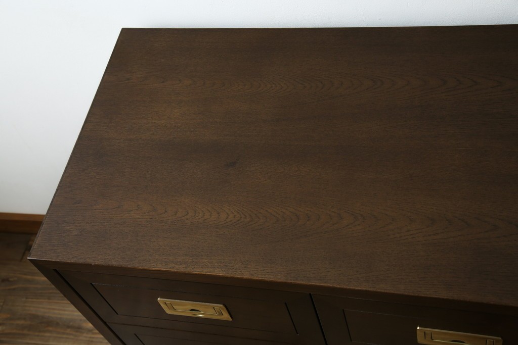 中古　超美品　ほぼ新品　カリモク家具(karimoku)　domani(ドマーニ)　Morganton(モーガントン)　上品な佇まいのドロワーチェスト　定価約49万円　(R-081819)