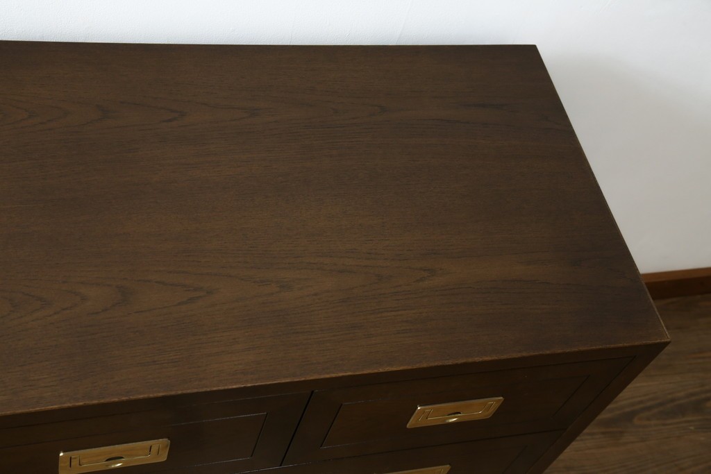 中古　超美品　ほぼ新品　カリモク家具(karimoku)　domani(ドマーニ)　Morganton(モーガントン)　上品な佇まいのドロワーチェスト　定価約49万円　(R-081819)