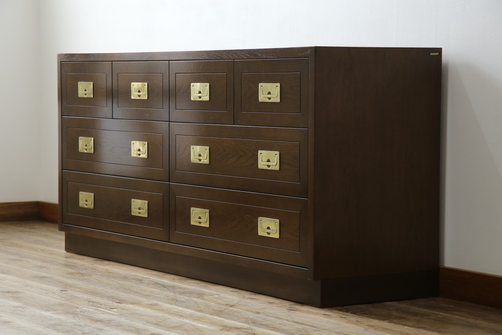 中古　超美品　ほぼ新品　カリモク家具(karimoku)　domani(ドマーニ)　Morganton(モーガントン)　上品な佇まいのドロワーチェスト　定価約49万円相当　(R-081820)