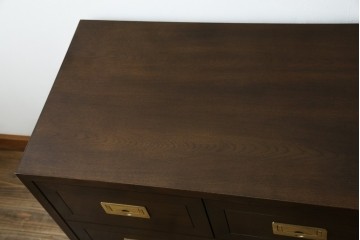 中古　超美品　ほぼ新品　カリモク家具(karimoku)　domani(ドマーニ)　Morganton(モーガントン)　上品な佇まいのドロワーチェスト　定価約49万円相当　(R-081820)