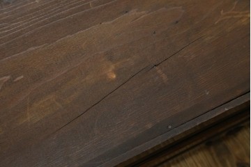 和製アンティーク　明治期から大正期　クラシカルで豪華な飾りが魅力的な柱時計　(R-081829)