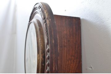和製アンティーク　明治〜大正　愛知県時計製造共同組合(AICHIKEN　CLOCK-MAKERS'　UNION'S　MARK)　MADE(Y)TOKYO　レトロな雰囲気を高める掛け時計(柱時計、古時計、振り子時計)(R-081837)