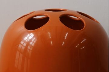 イタリアビンテージ　Artemide MILANO(アルテミデ)社　DEDALO(デダーロ)　コロンとしたフォルムが魅力的!近未来的なインテリアにおすすめのアンブレラスタンド(傘立て、かさ立て、ディスプレイ、店舗什器、ヴィンテージ)(R-081844)
