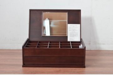 中古　未使用　展示品　新古品　インテリアデザイナー　土屋晃一　整理整頓に便利なタイドロア(ネクタイケース、ネクタイ箪笥、ネクタイ入れ、小物入れ、小物収納、卓上収納)(R-081849)