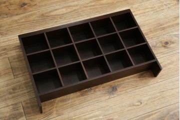 中古　未使用　展示品　新古品　インテリアデザイナー　土屋晃一　整理整頓に便利なタイドロア(ネクタイケース、ネクタイ箪笥、ネクタイ入れ、小物入れ、小物収納、卓上収納)(R-081849)