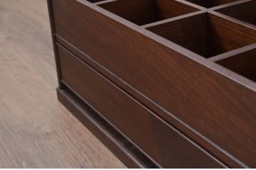 中古　未使用　展示品　新古品　インテリアデザイナー　土屋晃一　整理整頓に便利なタイドロア(ネクタイケース、ネクタイ箪笥、ネクタイ入れ、小物入れ、小物収納、卓上収納)(R-081850)