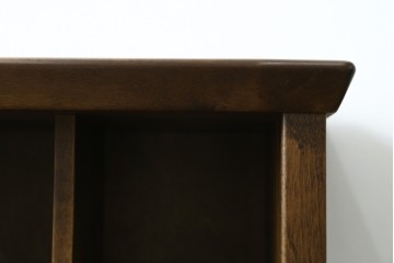 新古　未使用展示品　職人手作り　シンプルなデザインが取り入れやすい小さなマス目棚　(R-081853)