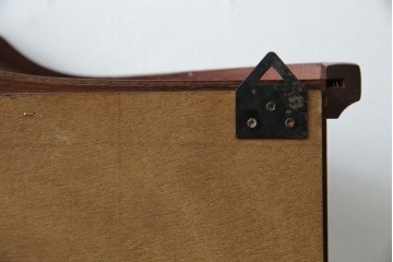 中古　三面ガラス　見せる収納にぴったりなウォールキャビネット　(R-081859)