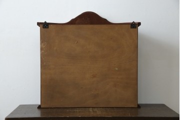 中古　三面ガラス　見せる収納にぴったりなウォールキャビネット　(R-081859)