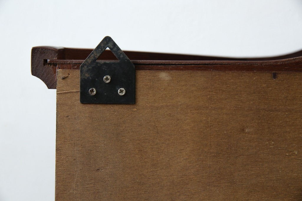 中古　三面ガラス　見せる収納にぴったりなウォールキャビネット　(R-081859)