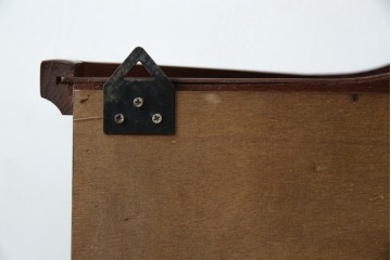 中古　三面ガラス　見せる収納にぴったりなウォールキャビネット　(R-081859)