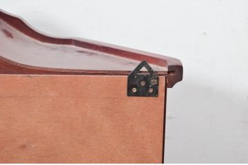 中古　三面ガラス　見せる収納にぴったりなウォールキャビネット(ウォールシェルフ、吊戸棚、飾り棚、陳列棚、収納棚)(R-081859)