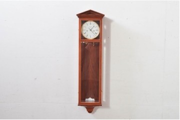 中古　美品　ドイツ　エルウィン・サトラ—(Erwin Sattler)社　三面面取りガラスの上品な高級柱時計　定価約60万円　(R-081863)