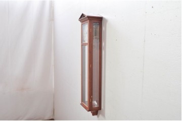 中古　美品　ドイツ　エルウィン・サトラ—(Erwin Sattler)社　三面面取りガラスの上品な高級柱時計　定価約60万円　(R-081863)