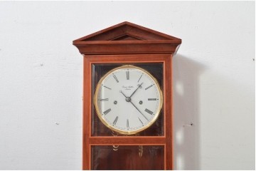 中古　美品　ドイツ　エルウィン・サトラ—(Erwin Sattler)社　三面面取りガラスの上品な高級柱時計　定価約60万円　(R-081863)