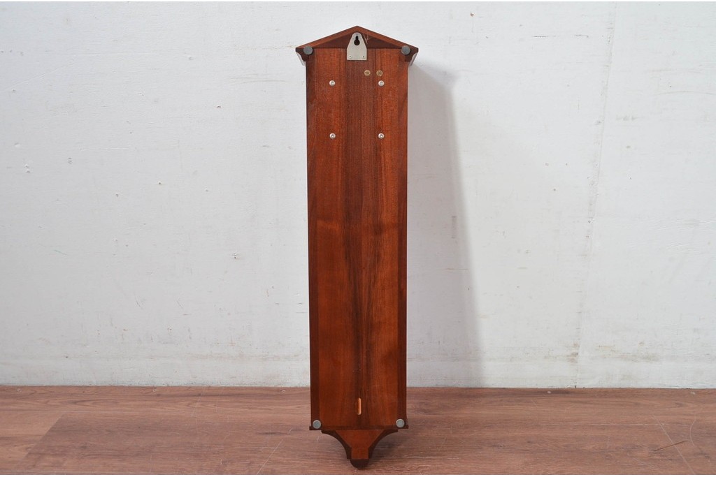 中古　美品　ドイツ　エルウィン・サトラ—(Erwin Sattler)社　三面面取りガラスの上品な高級柱時計　定価約60万円　(R-081863)