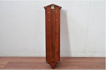 中古　美品　ドイツ　エルウィン・サトラ—(Erwin Sattler)社　三面面取りガラスの上品な高級柱時計　定価約60万円　(R-081863)