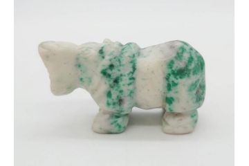 カバ　色々なカラーが楽しめる置物9点セット(彫刻、動物、アニマル、オブジェ、ディスプレイ)(R-081869)
