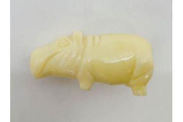 カバ　色々なカラーが楽しめる置物9点セット(彫刻、動物、アニマル、オブジェ、ディスプレイ)(R-081869)