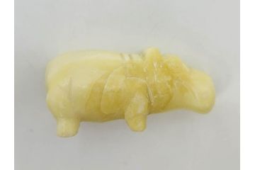 カバ　色々なカラーが楽しめる置物9点セット(彫刻、動物、アニマル、オブジェ、ディスプレイ)(R-081869)