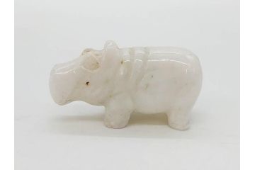 カバ　色々なカラーが楽しめる置物9点セット(彫刻、動物、アニマル、オブジェ、ディスプレイ)(R-081869)