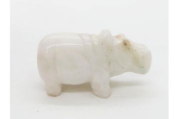 カバ　色々なカラーが楽しめる置物9点セット(彫刻、動物、アニマル、オブジェ、ディスプレイ)(R-081869)