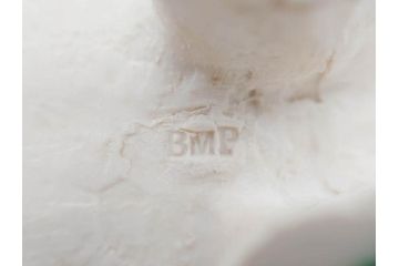 イギリス　BMP(大英博物館?)　カバ　存在感のある置物3点セット(青いカバ、エジプト、動物、アニマル、オブジェ、ディスプレイ)(R-081871)