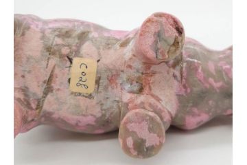 カバ　お部屋のアクセントになる置物3点セット(彫刻、動物、アニマル、アフリカ、ジンバブエ、オブジェ、ディスプレイ)(R-081872)