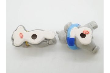 カバ　日本製　ユーモアあふれる置物15点セット(動物、アニマル、オブジェ、ディスプレイ)(R-081873)