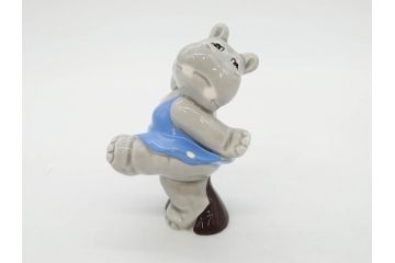 カバ　日本製　ユーモアあふれる置物15点セット(動物、アニマル、オブジェ、ディスプレイ)(R-081873)
